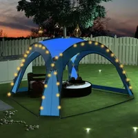 VidaXL Partyzelt mit LED und 4 Seitenwänden 3,6x3,6x2,3 m