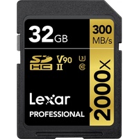 Lexar Professional 2000x SD - 300MB/s - 32GB