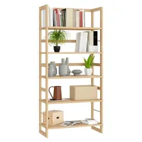 CASARIA CASARIA® Standregal Badregal Holz Regal Öland 5 Fächer