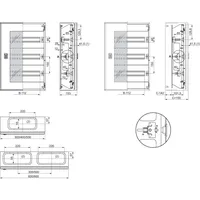 Schneider Electric NSYDLM168 Montagerahmen Stahl Grau 1St.