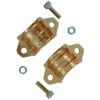 Conmetall - celle Schlauch-Klemmschalen 1" Messing mehrfarbig