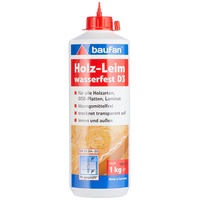 Baufan Holzleim D3, wasserfest & für alle handelsüblichen Holzarten,