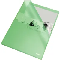 Esselte Sichthüllen A4, PP grün 012 mm