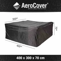 AeroCover Schutzhülle für rechteckige Lounge-Sets 400x300xH70 cm