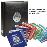 SAFE Schwäbische Albumfab Münzalbum Planet Erde 5 Euro Klimazonen,