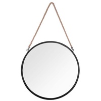 Mirrors & More Taira Metallspiegel Schwarz, naturbelassen - 40