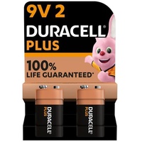 Duracell Plus 9V 6LR61 E-Block Batterie - 2er-Pack