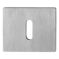 HOPPE Schlüsselrosetten-Paar E847NS VA F69 Schildst.2mm OB rechteck.HOPPE