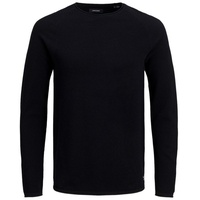 JACK & JONES Hill Knit Pullover Black XL