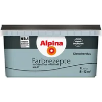 Alpina Farbrezepte Gletscherblau matt 1 Liter