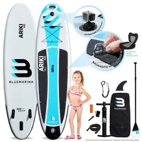 BLUEMARINA SUP Board ARIKI - aufblasbar mit Paddel Pumpe