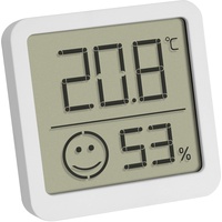 TFA Dostmann Digitales Thermo-Hygrometer mit Komfortzone Thermo-/Hygrometer weiß