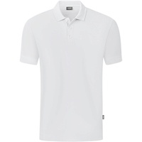 Jako Organic Poloshirt weiß 140
