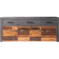 Trendteam Sideboard Kommode mit Schublade und 8 Fächern, Breite