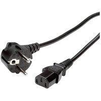 Value 19.99.1017 Strom Verbindungskabel Schwarz 0.60 m