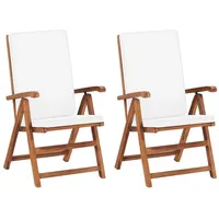 VidaXL Gartenstuhl 60,8 x 94,6 x 44,8 cm braun