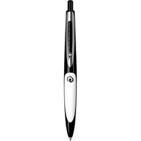 Herlitz Kugelschreiber my.pen schwarz/weiß, Schreibfarbe: blau, 1 St.