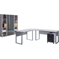 BMG Möbel Büro Office Edition Set 3 grau