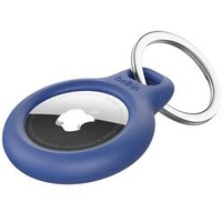 Belkin Secure Holder mit Schlüsselanhänger für Apple AirTag blau