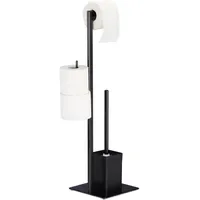 Relaxdays WC-Garnitur Relaxdays Schwarz