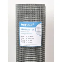 KrapTrap KrapTrap® Volierendraht Drahtgitter I Käfigdraht Schweißgitter I 25x25mm
