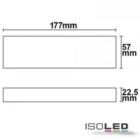 ISOLED LED Flexband-Trafo 12V/DC, 0-50W, dimmbar (Spannungssenke), SELV