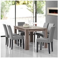 [en.casa] Forssa 7-tlg. braun/grau