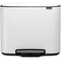 Brabantia Bo Treteimer 11 + 23 l Weiß