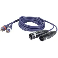 DAP AUDIO Audiokabel FL26 - 2x RCA Male L/R