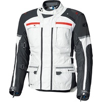 Held Carese Evo Textiljacke Gore-Tex - Hellgrau/Schwarz/Rot - Bauch