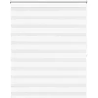 VidaXL Doppelrollo 140 x 175 cm Weiß