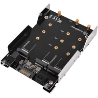 Silverstone SDP12 - Laufwerksschachtadapter - 3,5" auf 3 x