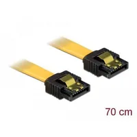 DeLock 82481 - Kabel SATA 70cm gelb ge/ge Metall