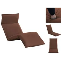 VidaXL Sonnenliege Klappbar Oxford-Gewebe Braun