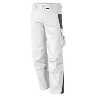 QUALITEX HIGH QUALITY WORKWEAR Bundhose PRO weiß/grau Größe: 42