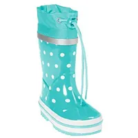 Playshoes Gummistiefel aus Naturkautschuk, trendige Unisex Regenstiefel mit Reflektoren,