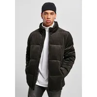 URBAN CLASSICS Boxy Corduroy Puffer Jacke Black M