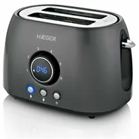 Haeger Future 800w Toaster - Black