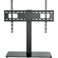 Schwaiger TVS7040 511 TV-Ständer 66 cm Schwarz Glas/Kunststoff/Stahl