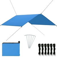 VidaXL Outdoor-Tarp 4x4 m Blau