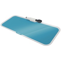 Leitz Desktop-Memoboard mit Glasoberfläche, Sanftes blau Cosy Sicherheitsglas 460x140x60mm
