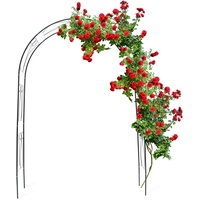 Relaxdays Rankbogen Rosen 233 x 153 x 39 cm