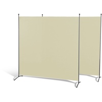 GRASEKAMP Doppelpack Stellwand 180x180 cm - beige - Paravent
