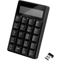 Logilink ID0199 - Kabelloses Funk (2,4 GHz) Keypad schwarz