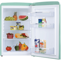 Amica VKS 15623-1 Retro-Kühlschrank (120 l, 875 mm hoch,