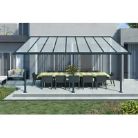 CANOPIA Terrassenüberdachung Olympia 5,46 x 3 m grau
