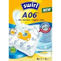Swirl Staubsaugerbeutel A06 MicroPor Plus für AEG, Electrolux, Progress