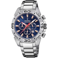 Festina Chrono Bike 2021 Armband Blau Edelstahl