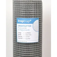 KrapTrap KrapTrap® 10x10mm Masche I Käfigdraht Schweißgitter I 1