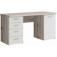 Forte Net 106 Schreibtisch mit 4 Schubladen und 1